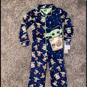 Star Wars Baby Yoda Starry Boys Coat Pajamas